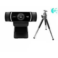 로지텍 C922 PRO STREAM 웹캠(정품) / 삼각대 포함