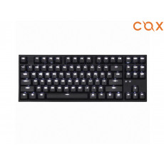 COX CK87 블랙 게이트론 LED 저소음 갈축 기계식 키보드(정품)