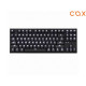 COX CK87 블랙 게이트론 LED 저소음 갈축 기계식 키보드(정품)