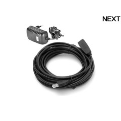 이지넷유비쿼터스 넥스트 NEXT-USB10PW USB 2.0 리피터 케이블 (10m, 어댑터 포함) (정품)