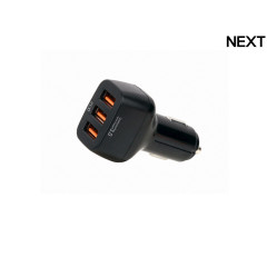 이지넷유비쿼터스 넥스트 NEXT-1407CHG 3포트 QC3.0 USB 차량용 충전기 (정품)