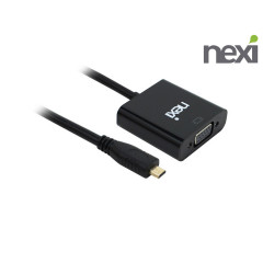 리버네트워크 넥시 NEXI NX-183 Micro HDMI to VGA 컨버터 (정품)