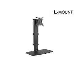 엘디네트웍스 Anyport L-MOUNT APL-T67 높이조절 싱글 모니터 거치대 블랙 (정품)